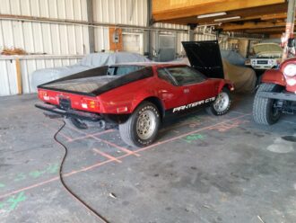 Pantera sportscar being repaired